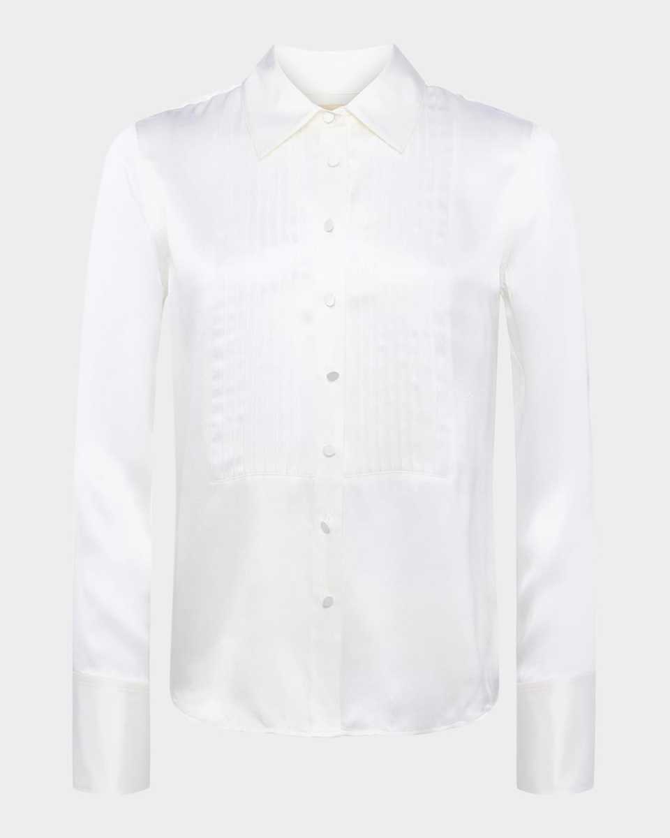 Divya Pintuck Tux Shirt